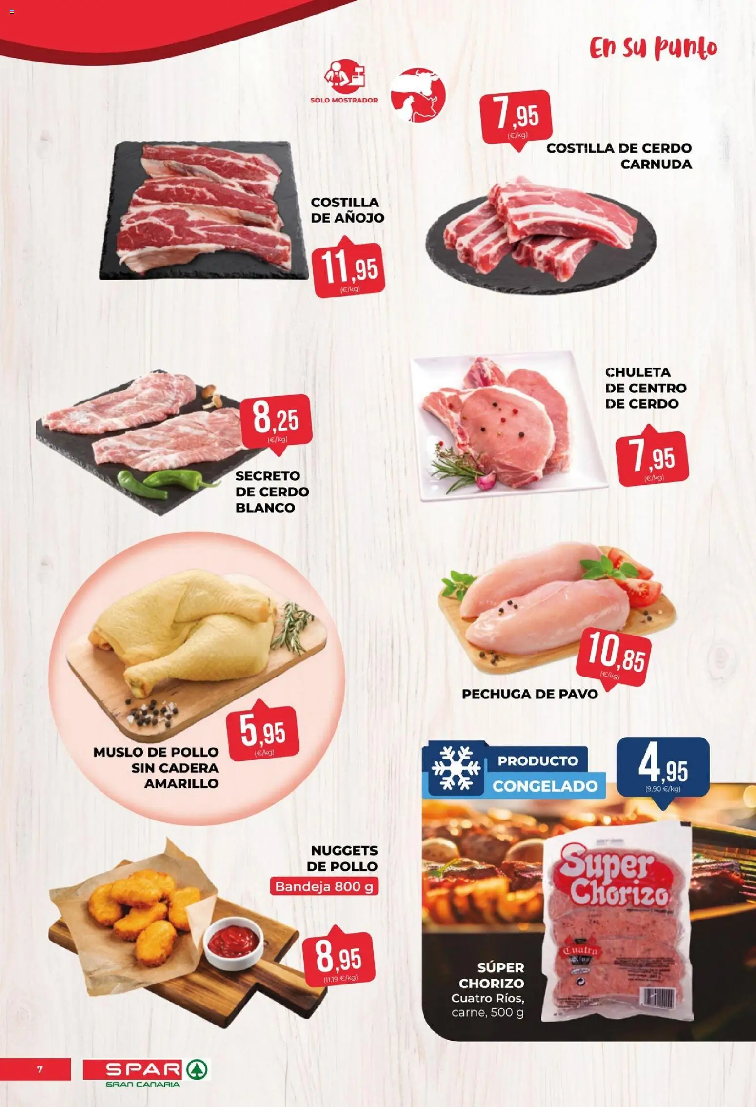 Spar - folleto │ válido desde el 14.11.2025 | Página: 7 | Productos: Cerdo, Costilla de cerdo, Bandeja, Nuggets