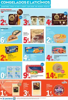 Pré-visualização E.Leclerc folheto válido de 19.02.2026 | Página: 10 | Produtos: Tábua, Pescada, Gelado, Chocolate