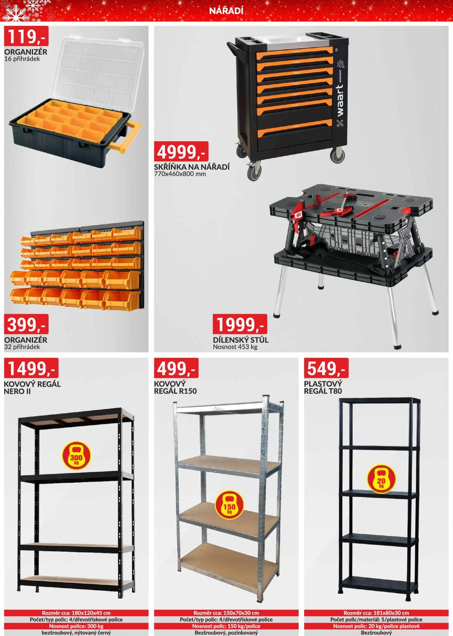 BAUMAX leták - Cheb, Otvice, Plzeň od 01.12.2025 | Strana: 37 | Produkty: Organizér, Regál, Stůl, Police