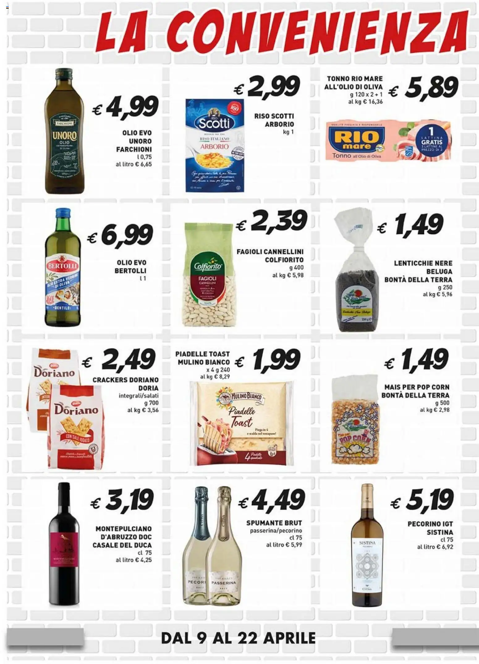 Volantino Coal del 09.04.2026 | Pagina: 4 | Prodotti: Cannellini, Olio, Spumante, Pecorino