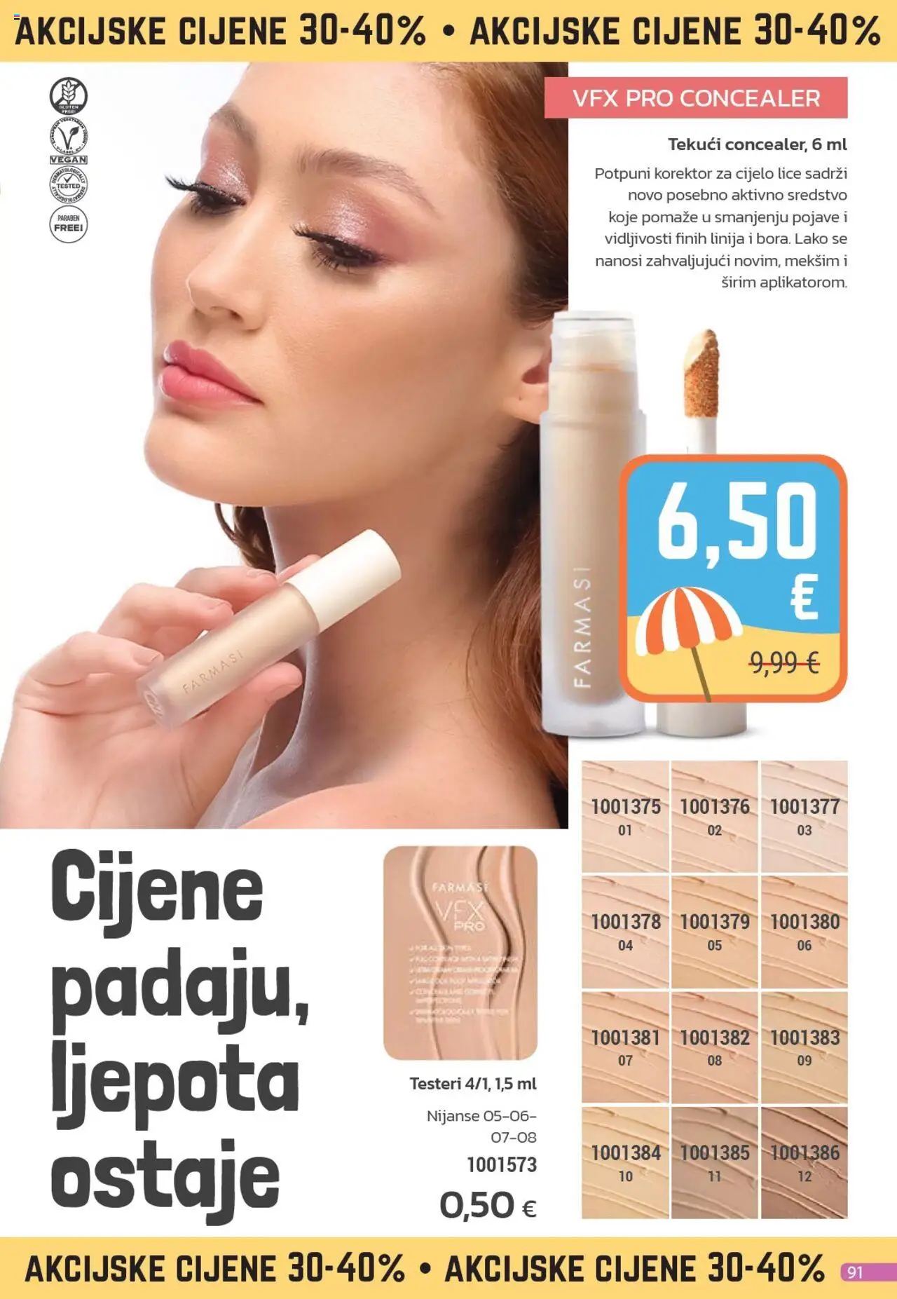 Farmasi katalog | vrijedi od 01.07.2025 | Stranica: 91 | Proizvodi: Concealer, Korektor