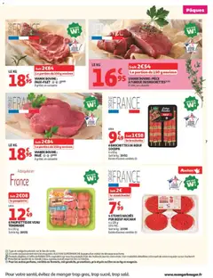 Auchan Pâques - Voorbeeld van een folder van Auchan, geldig van 31.03.2026 | Pagina: 7 | Producten: Steak, La
