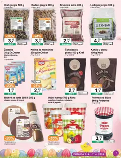 Katalog KTC - Pregled kataloga iz trgovine KTC, vrijedi od 01.04.2026 | Stranica: 7 | Proizvodi: Pekmez, Krema, Lješnjak, Brusnica