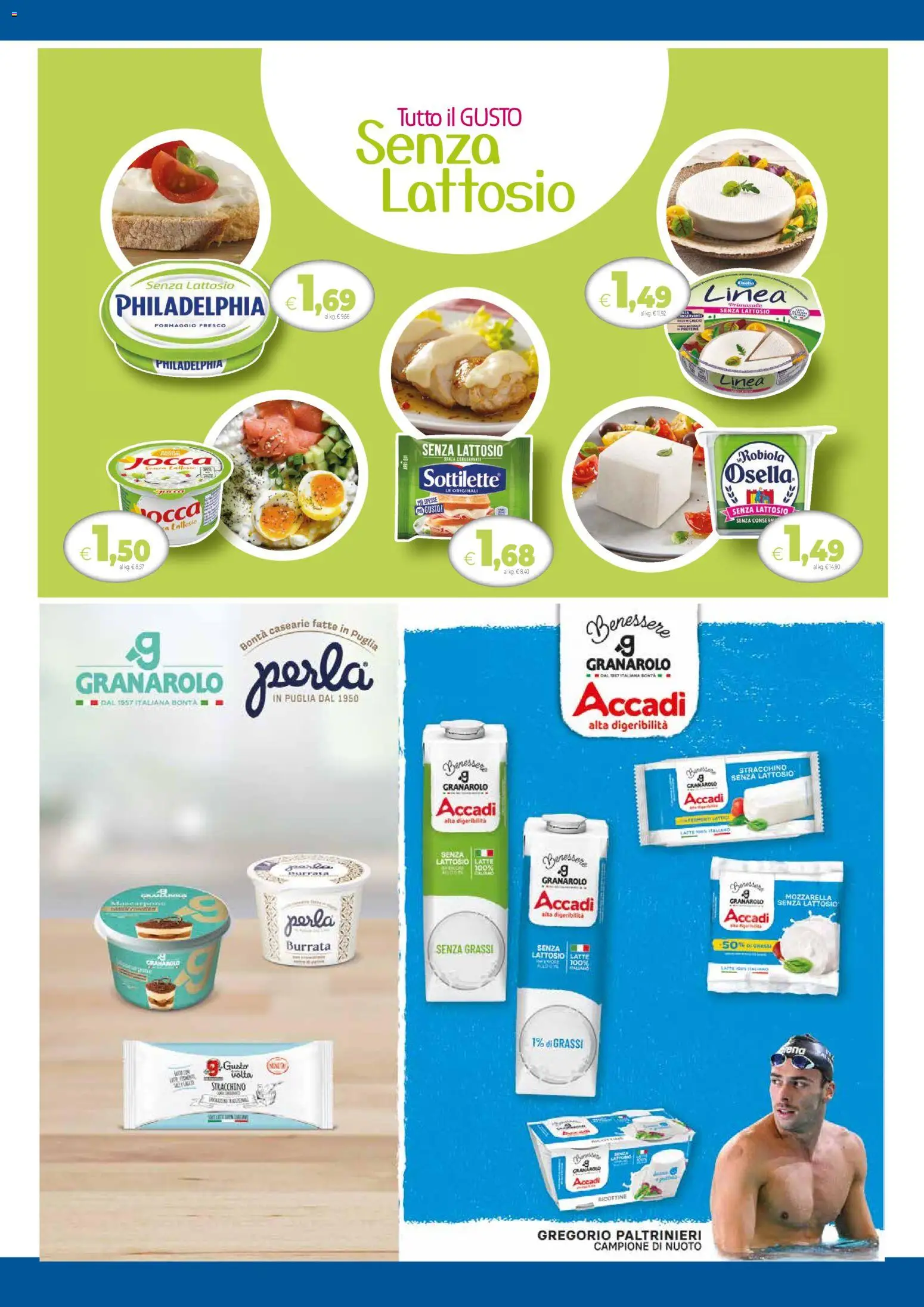 Volantino Famila del 13.11.2025 | Pagina: 2 | Prodotti: Latte, Formaggio, Stracchino, Burrata