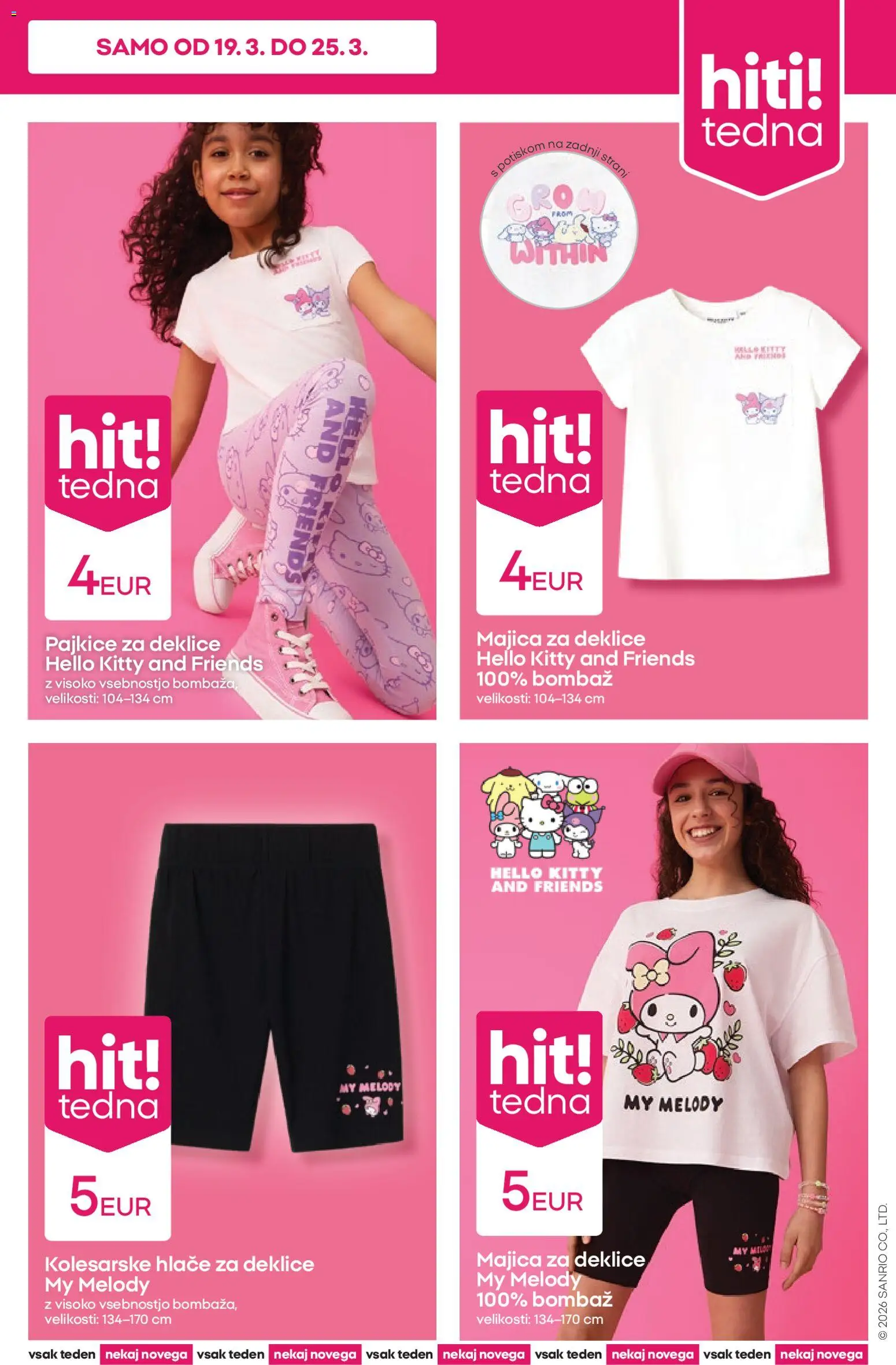 Novi Pepco katalog ponudbe – veljaven od 19.03.2026 | Stran: 5 | Izdelki: Pajkice, Majica, Hlace