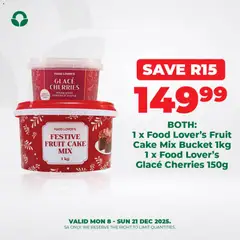 Food Lover's Market specials catalogue – valid from 08.12.2025 | Page: 9 | Products: Cake, Cherries, Syrup, Fruit
