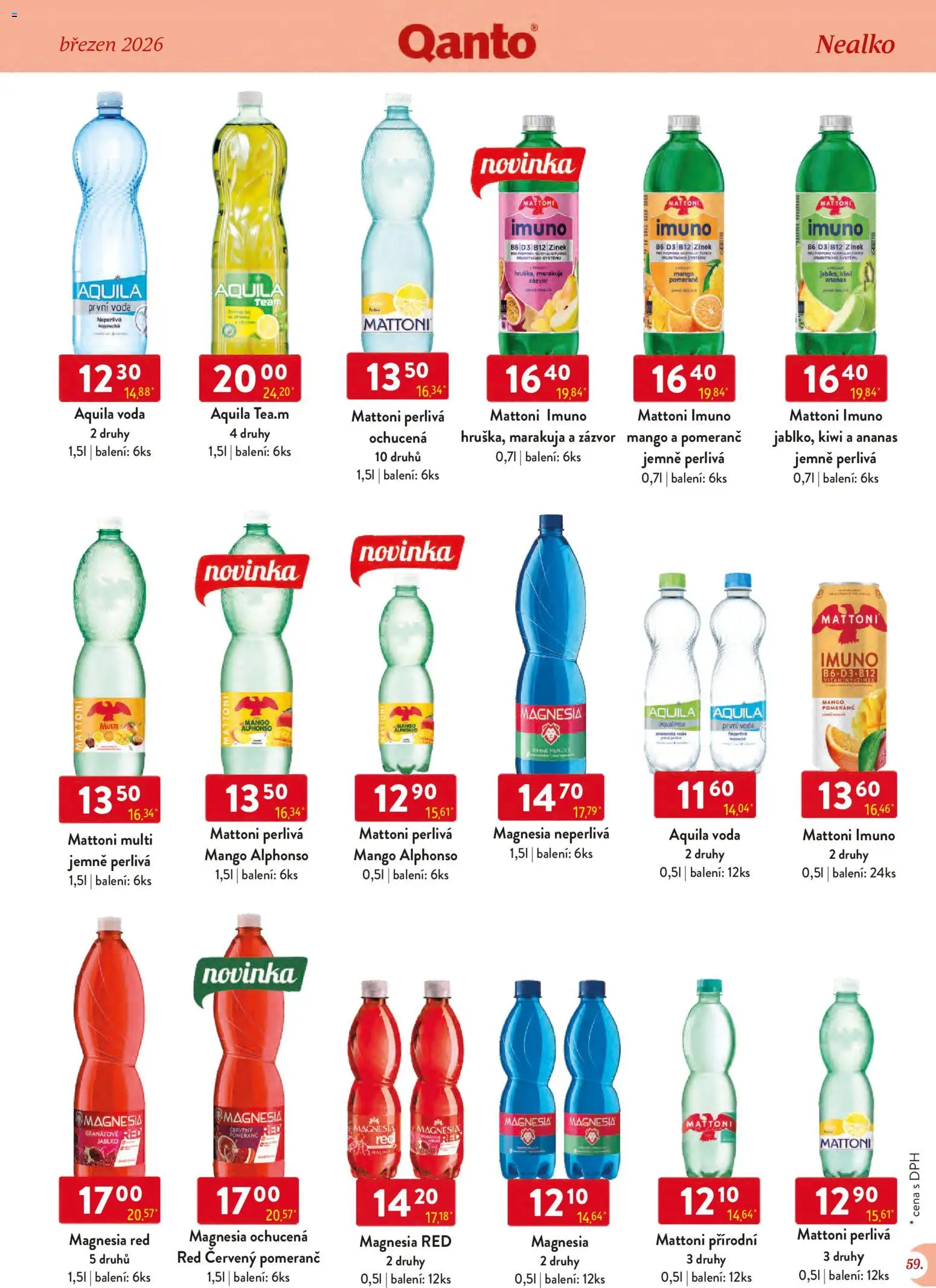 Astur & Qanto leták - Velkoobchod 03/2026 od 01.03.2026 | Strana: 59 | Produkty: Mango, Zázvor, Aquila, Magnesia Red