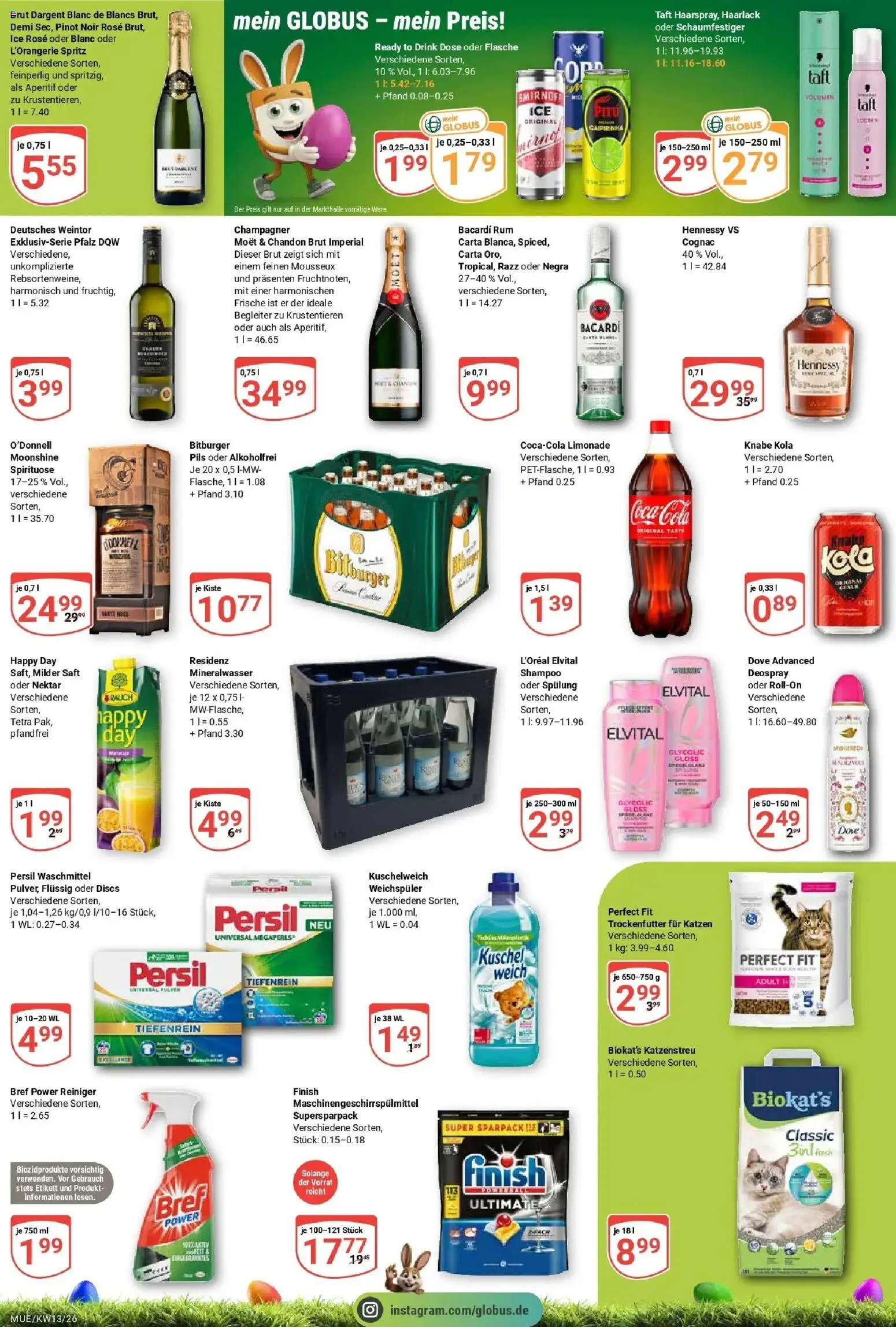 Globus prospekt Mühldorf	 – gültig ab 23.03.2026 | Seite: 4 | Produkte: Kuschelweich, Limonade, Finish, Mineralwasser