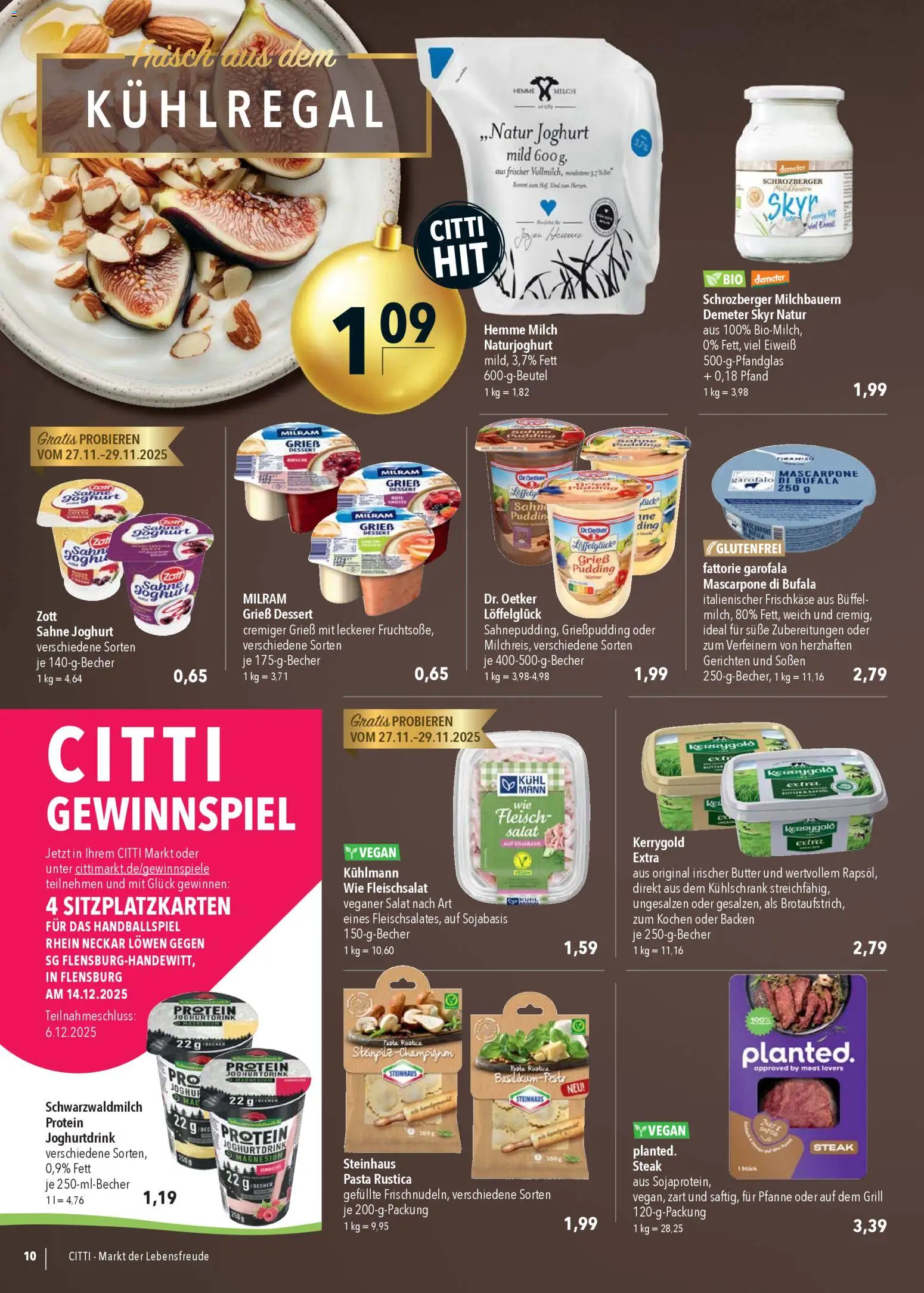 CITTI Markt - Black Friday – gültig ab 26.11.2025 | Seite: 12 | Produkte: Butter, Mascarpone, Skyr, Milram