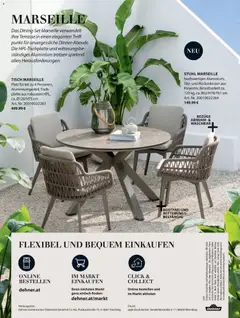 Dehner Gartenmöbel Trends 2026 ab 29.01.2026 gültig | Seite: 36 | Produkte: Tisch, Stuhl