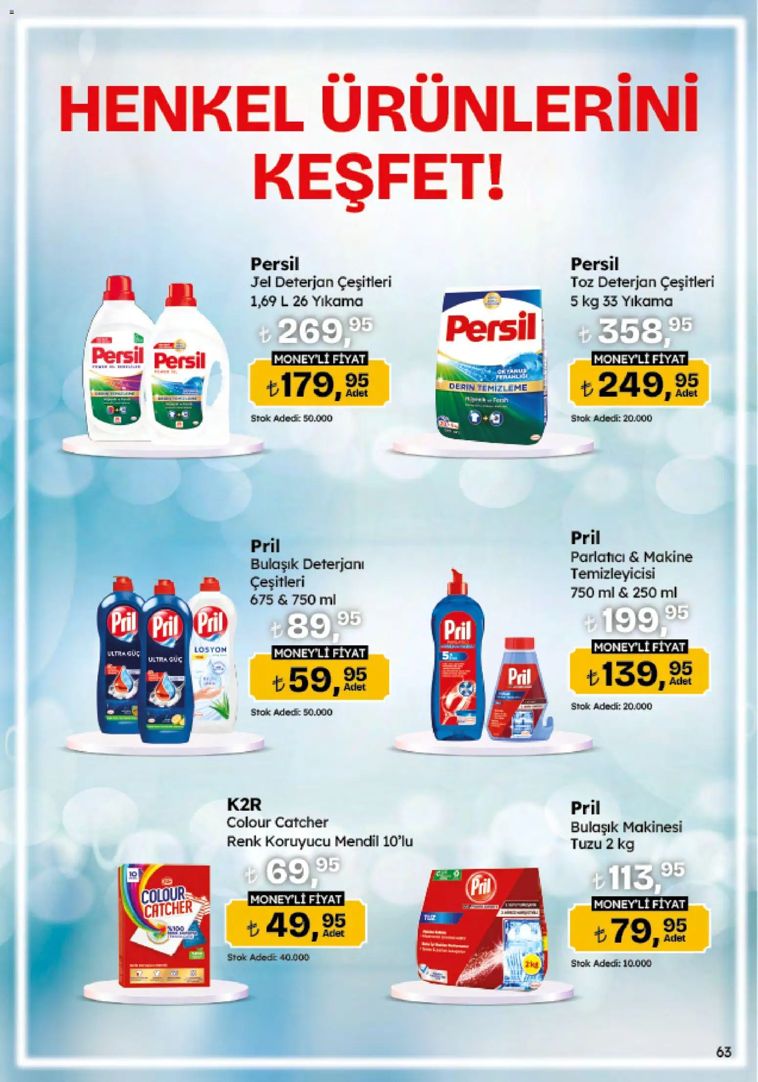 Migros Katalog - 5M Migroskop Dijital - 23.10.2025 tarihinden itibaren geçerlidir | Sayfa: 63 | Ürünler: Deterjan, Bulaşık deterjanı, Parlatıcı, Bulaşık makinesi