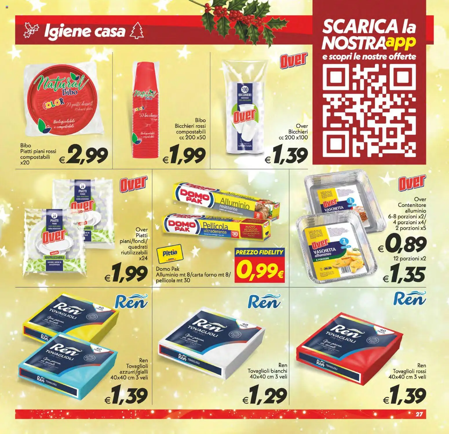 Volantino SuperConveniente del 05.12.2025 | Pagina: 27 | Prodotti: Astuccio, Contenitore, Forno, Pellicola