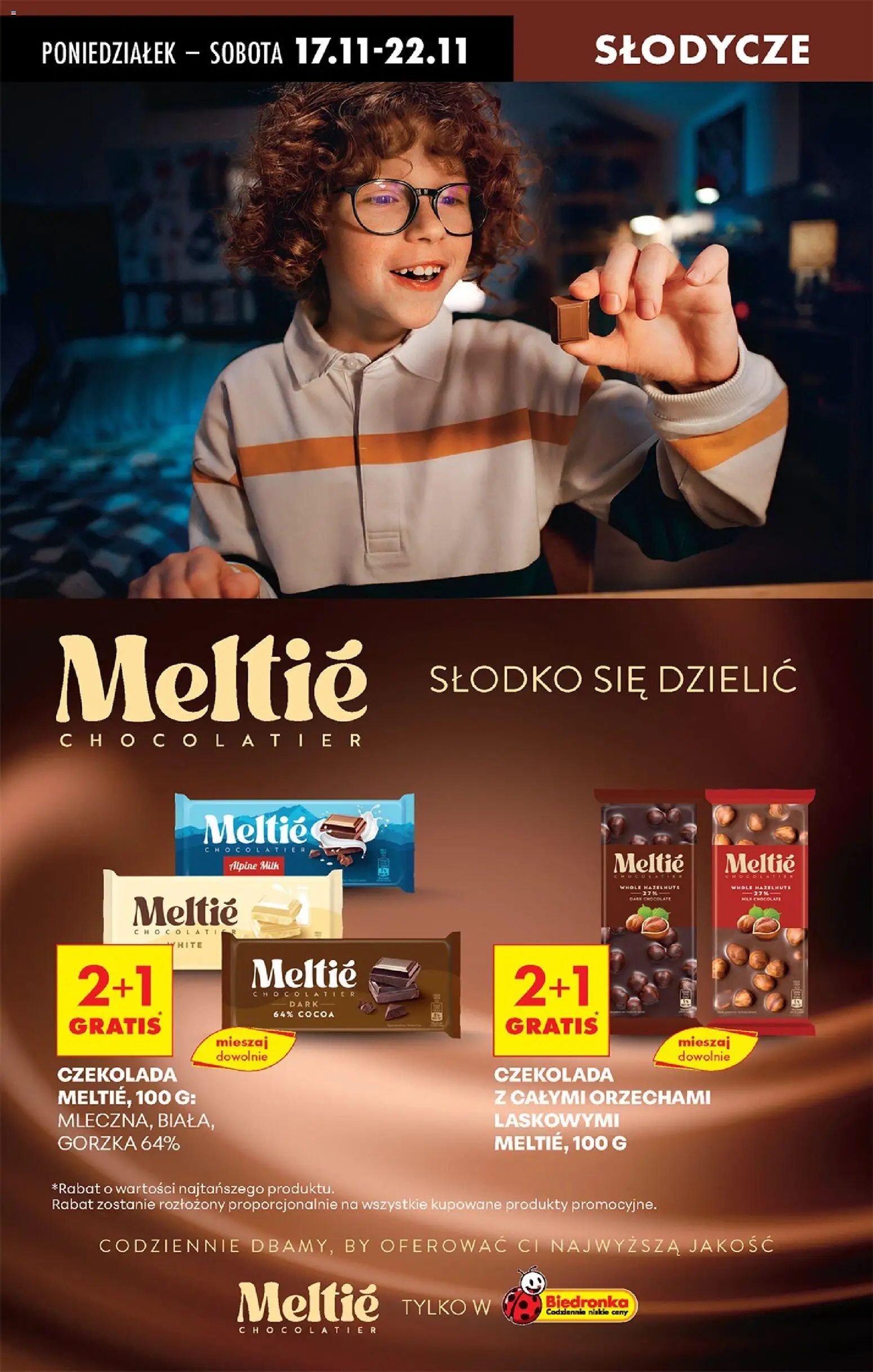 Biedronka gazetka od 17.11.2025 | Strona: 61 | Produkty: Słodycze, Czekolada
