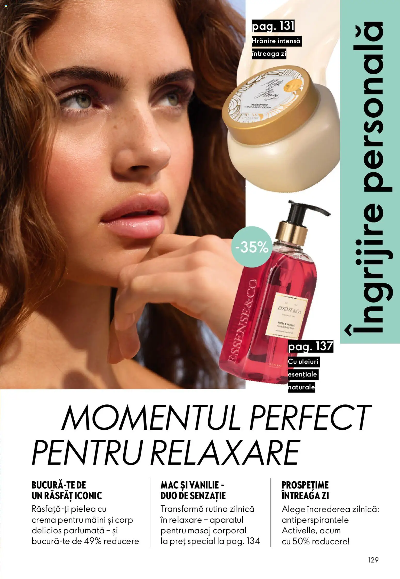 Noul catalog Oriflame – valabil de la 27.05.2026 | Pagină: 129 | Produse: Cremă