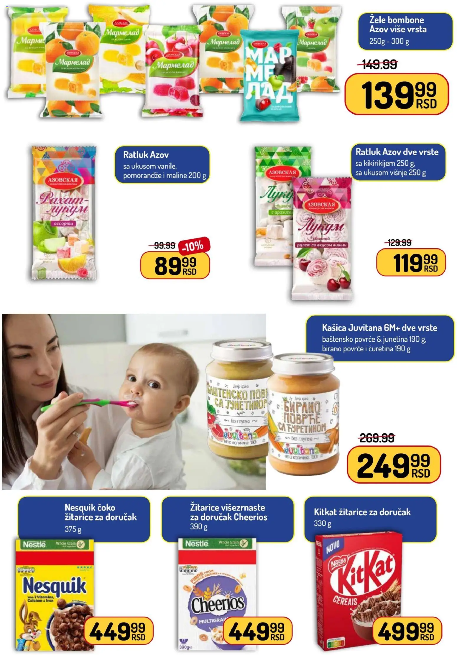 Aman katalog - važi od 19.01.2026 | Strana: 34 | Proizvode: Bombone, Žitarice, Ratluk, Nesquik