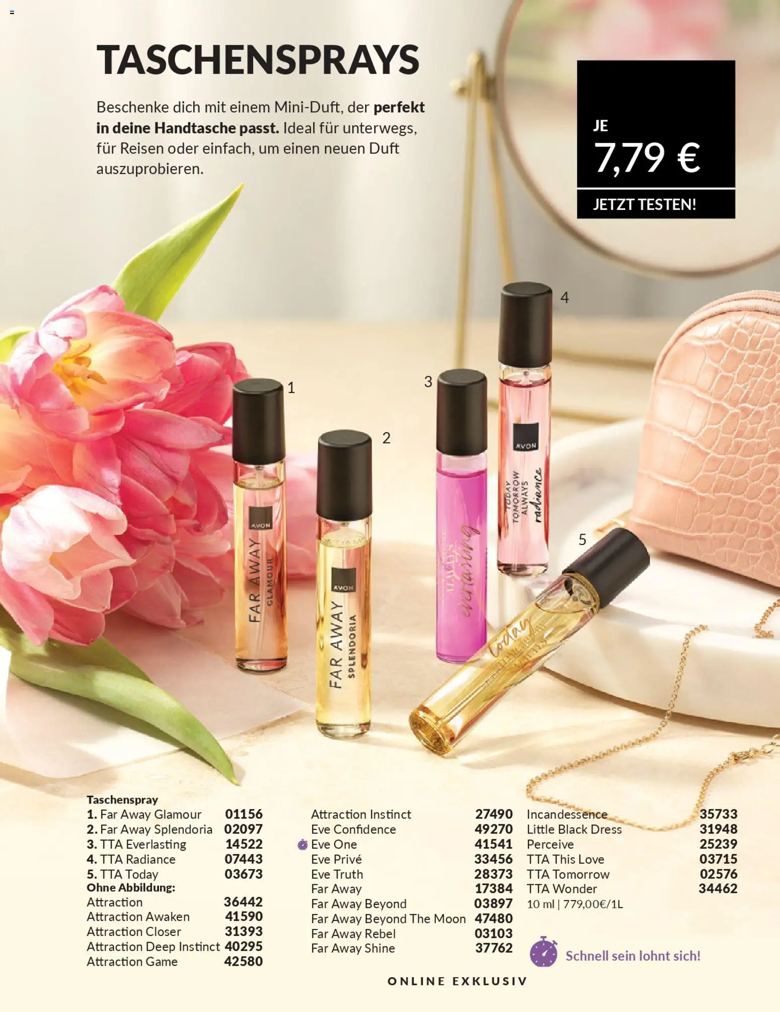 AVON Katalog März 2026 – gültig ab 01.03.2026 | Seite: 195 | Produkte: Duft, Handtasche