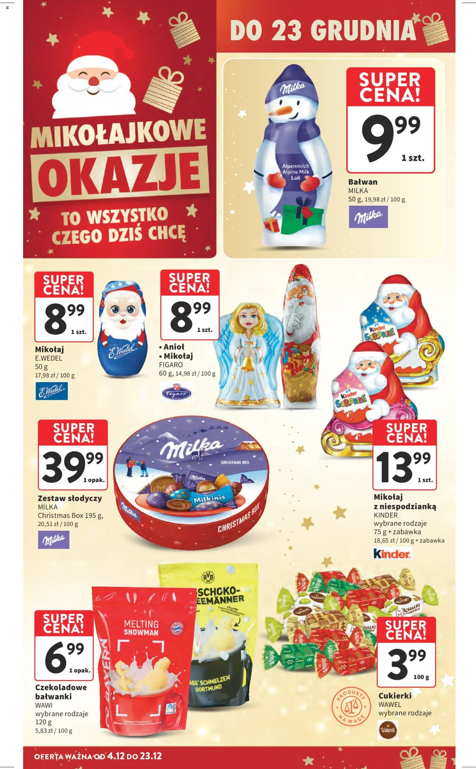 Intermarche Gazetka od 04.12.2025 | Strona: 2 | Produkty: Milka, Cukierki