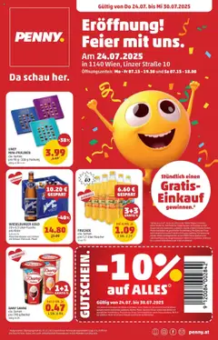 Vorschau von dem Prospekt - Penny Markt - Eröffnung in 1140 Wien gültig ab 24.07.2025