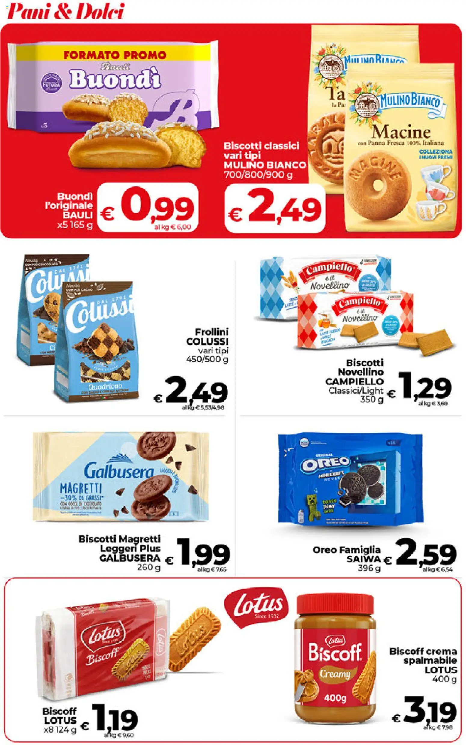 Volantino COOP del 17.03.2026 | Pagina: 26 | Prodotti: Crema, Panna, Biscotti, Frollini
