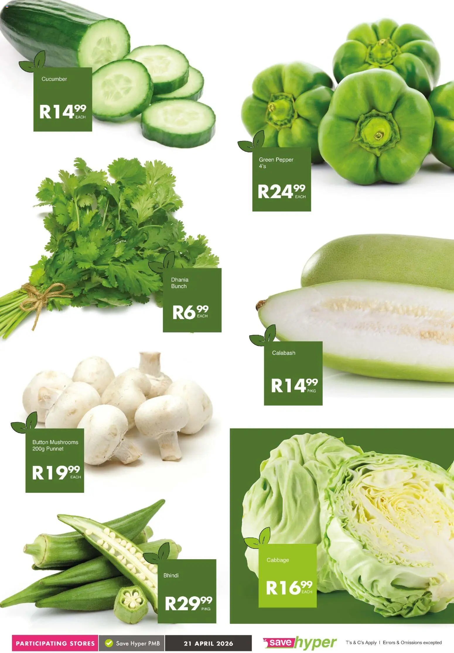 New Save catalogue – valid from 21.04.2026 | Page: 4 | Products: Mushrooms, Pepper