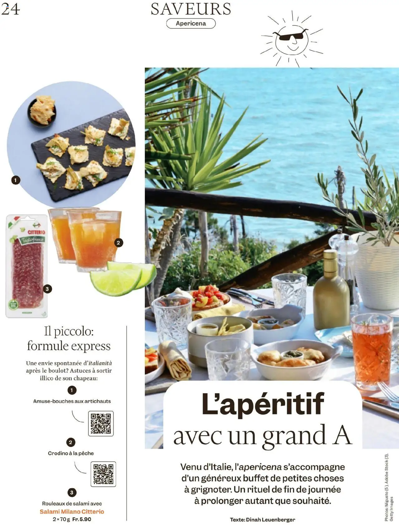 Migros - Magazin FR ab 05.08.2025 | Seite: 24 | Produkte: Salami