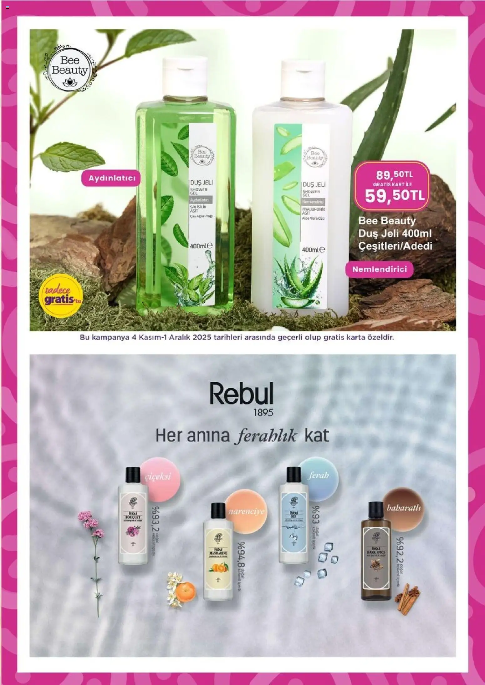 Gratis aktüel ürünler kataloğu yayımlandı! Bu hafta 01 - 30 Kasım 2025 günü Gratis indirimli ürünleri