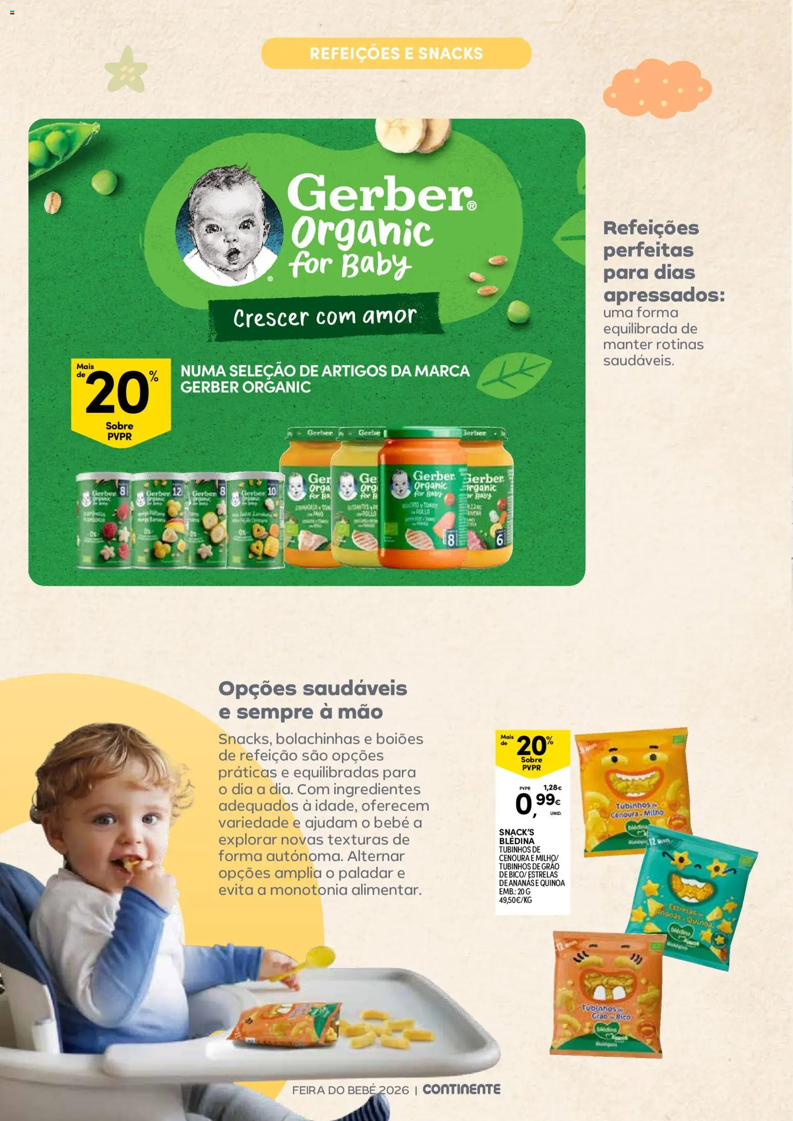 Continente - Açores: Bebé │ válido de 20.01.2026 | Página: 8 | Produtos: Quinoa, Cenoura, Milho