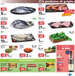 Anteprima del volantino Carrefour volantino valido a partire dal 21.04.2026 | Pagina: 3 | Prodotti: Peperoni, Gamberi, Salsiccia, Friggitelli