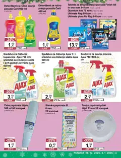 KTC - Katalog široke potrošnje - Pregled kataloga iz trgovine KTC, vrijedi od 29.12.2025 | Stranica: 33 | Proizvodi: Deterdžent, Čaše, Finish, Ajax