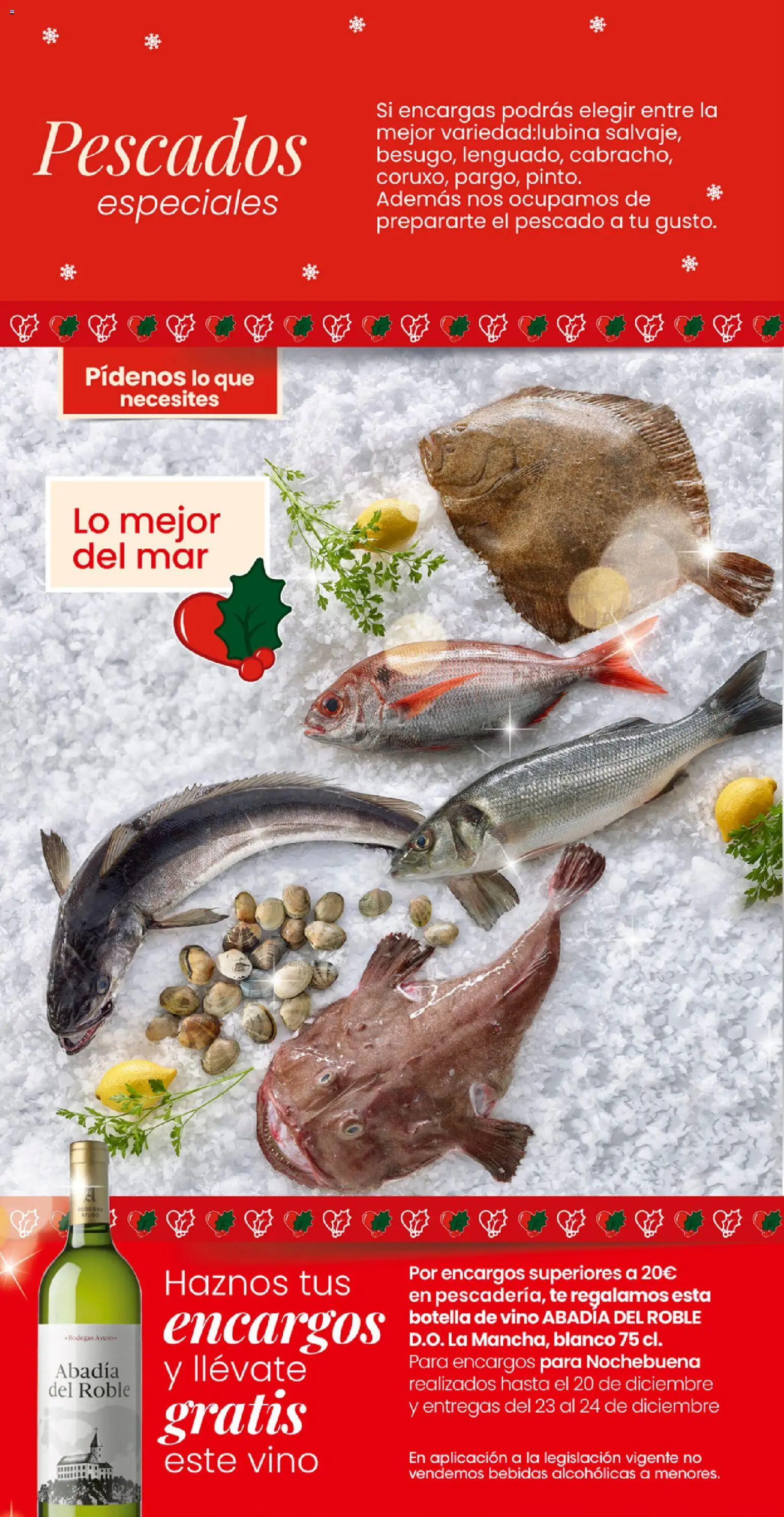 Eroski - Encargos Navidad 2025 │ válido desde el 24.11.2025 | Página: 6 | Productos: Vino, Pescado, Té