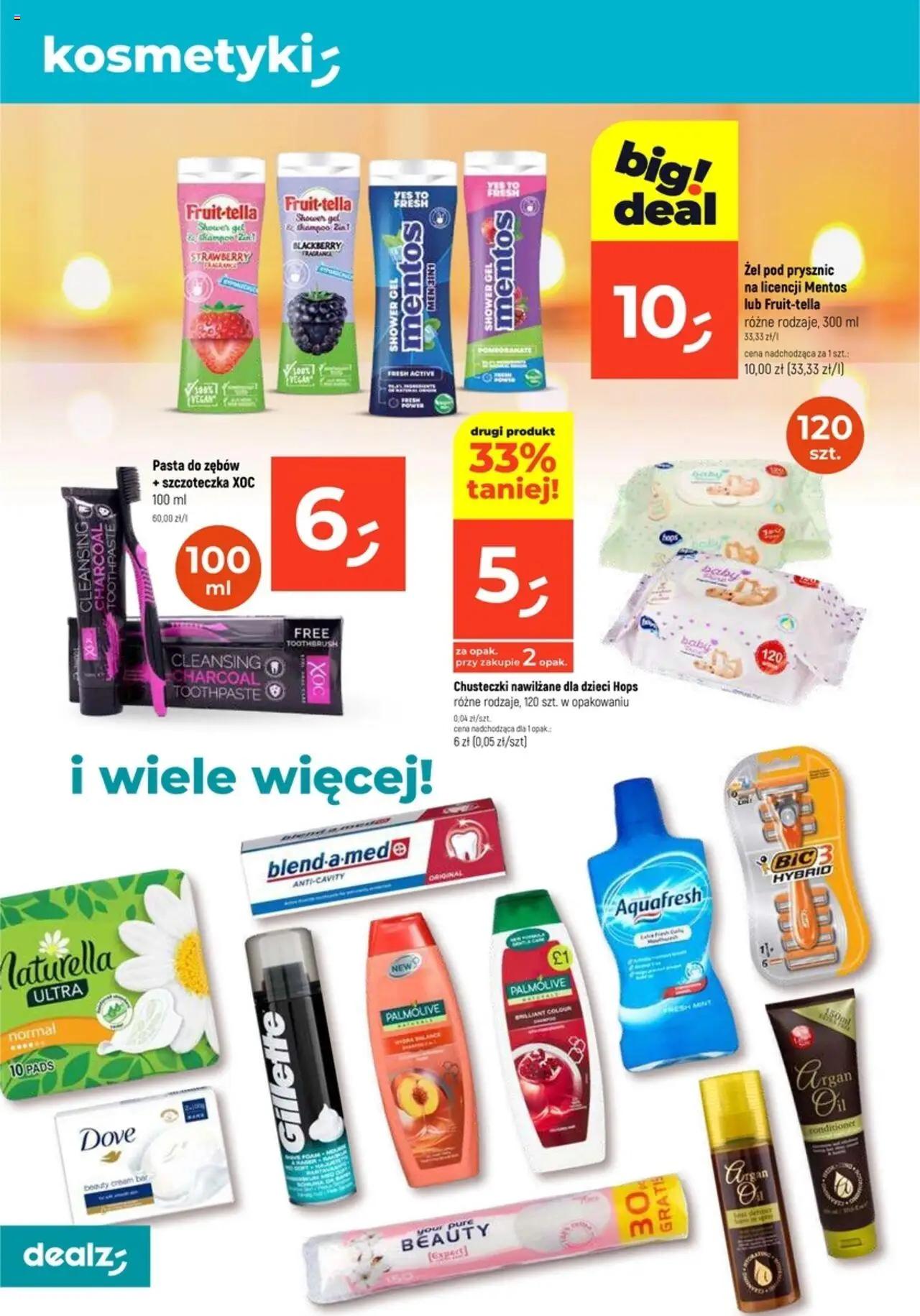 Dealz Gazetka - Wielkie otwarcie Poznań od 23.09.2025 | Strona: 8 | Produkty: Gillette, Prysznic, Żel pod prysznic, Pasta do zębów