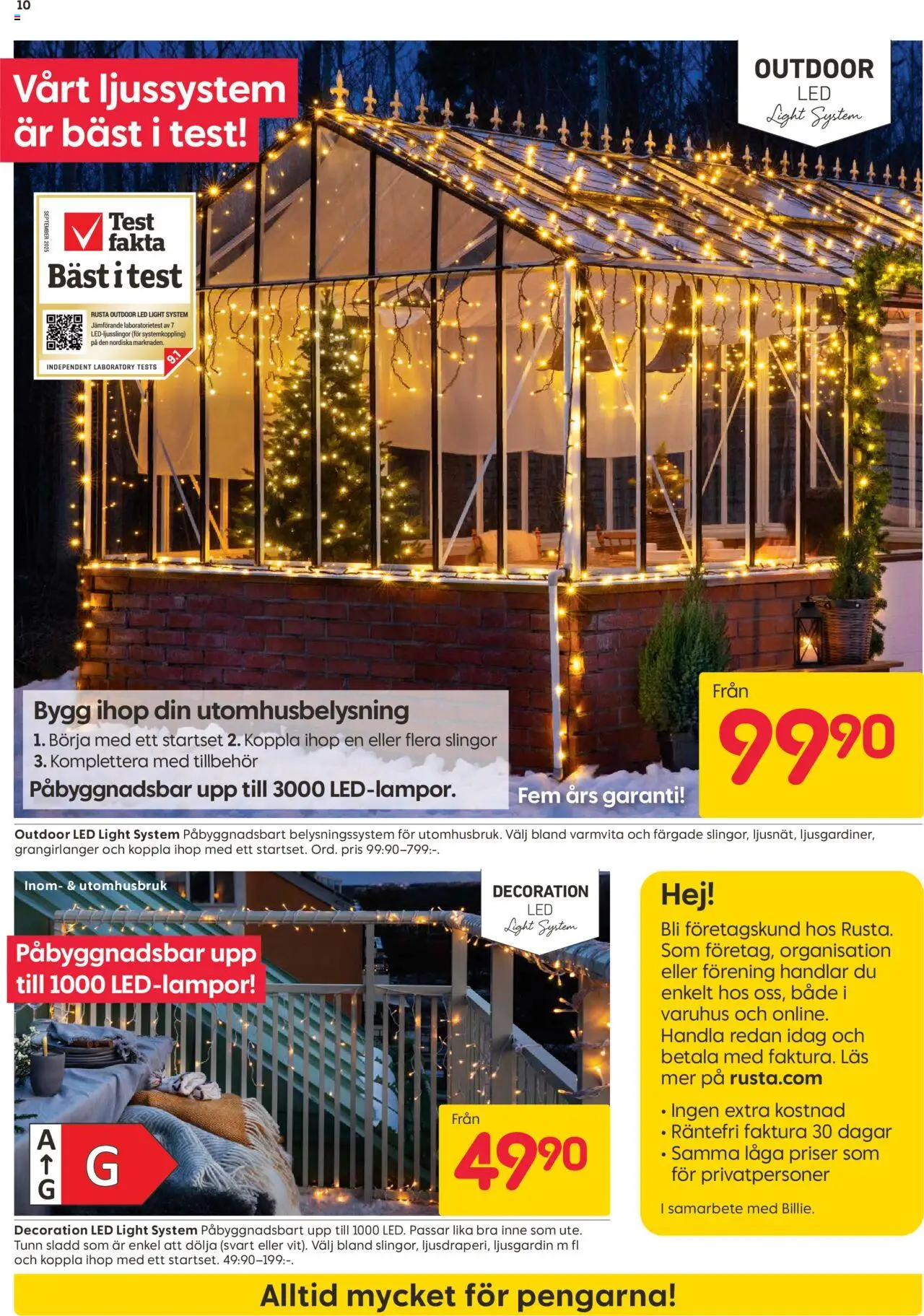 Rusta reklamblad aktuell från 20.10.2025 | Sida: 10 | Produkter: Sladd