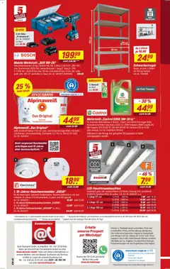 Toom Baumarkt Prospekt 	 ab 08.11.2025 gültig | Seite: 8 | Produkte: Bosch, Schwerlastregal, Koffer, Uhr