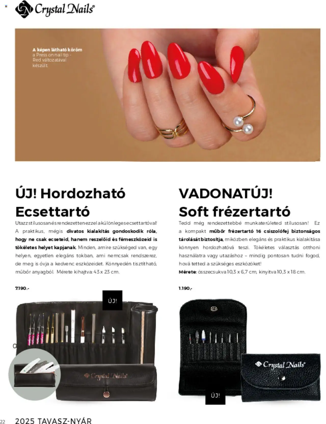 Crystal Nails akciós ujság - amely érvényes a következő dátumtól: 01.03.2025 | Oldal: 22