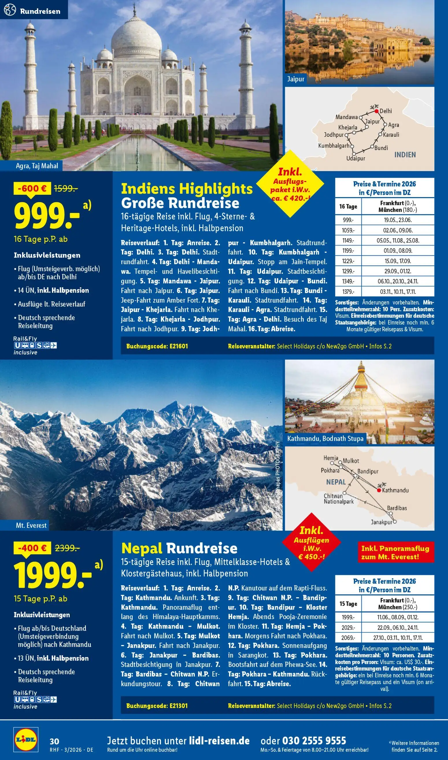 Lidl Reisen Prospekt 	 | 28.02.2026 | Wie erhält man einen begrenzten Rabatt? | Deutschland