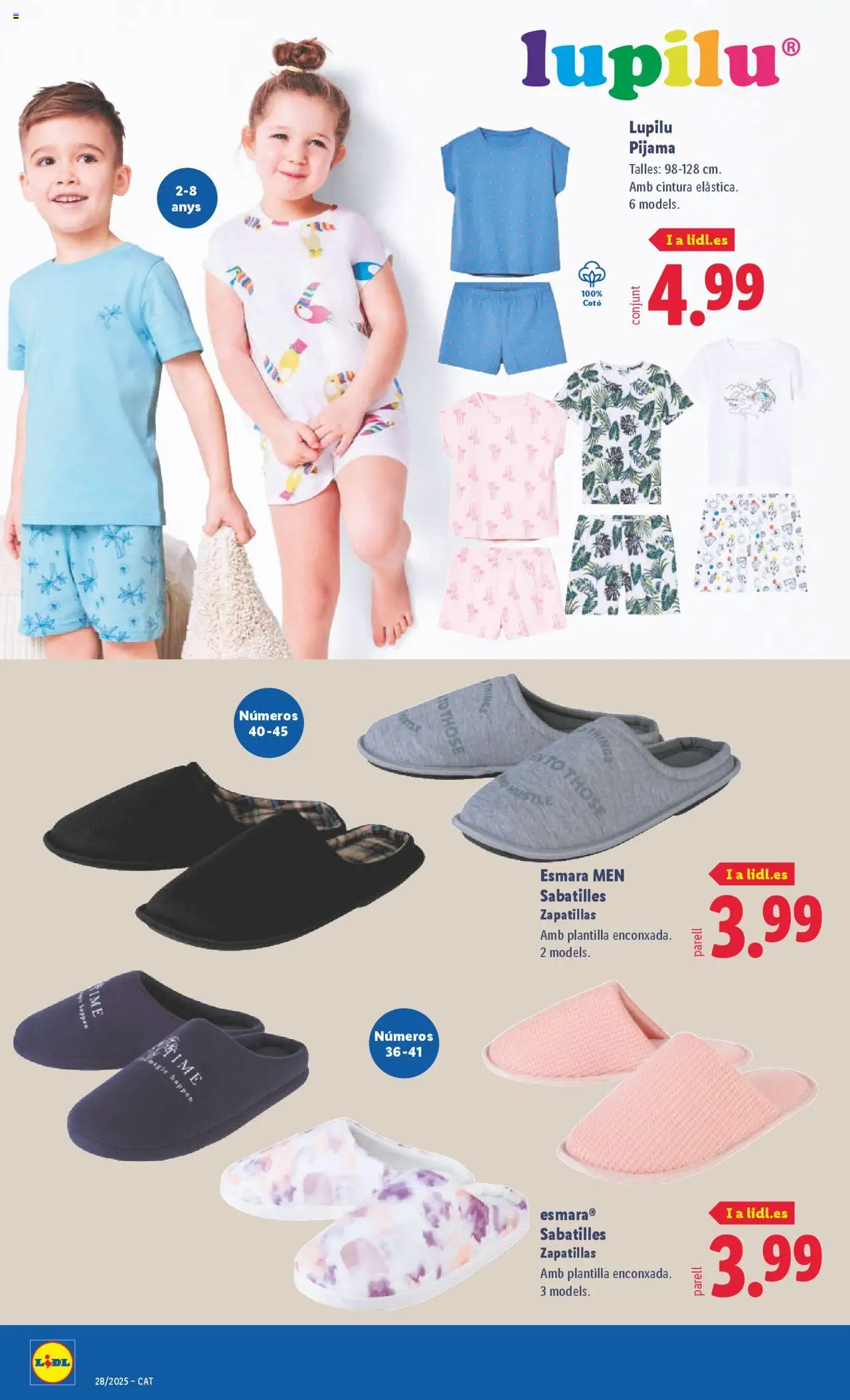 Lidl catálogo de bazar VAL │ válido desde el 07.07.2025 | Página: 4 | Productos: Pijama, Zapatillas