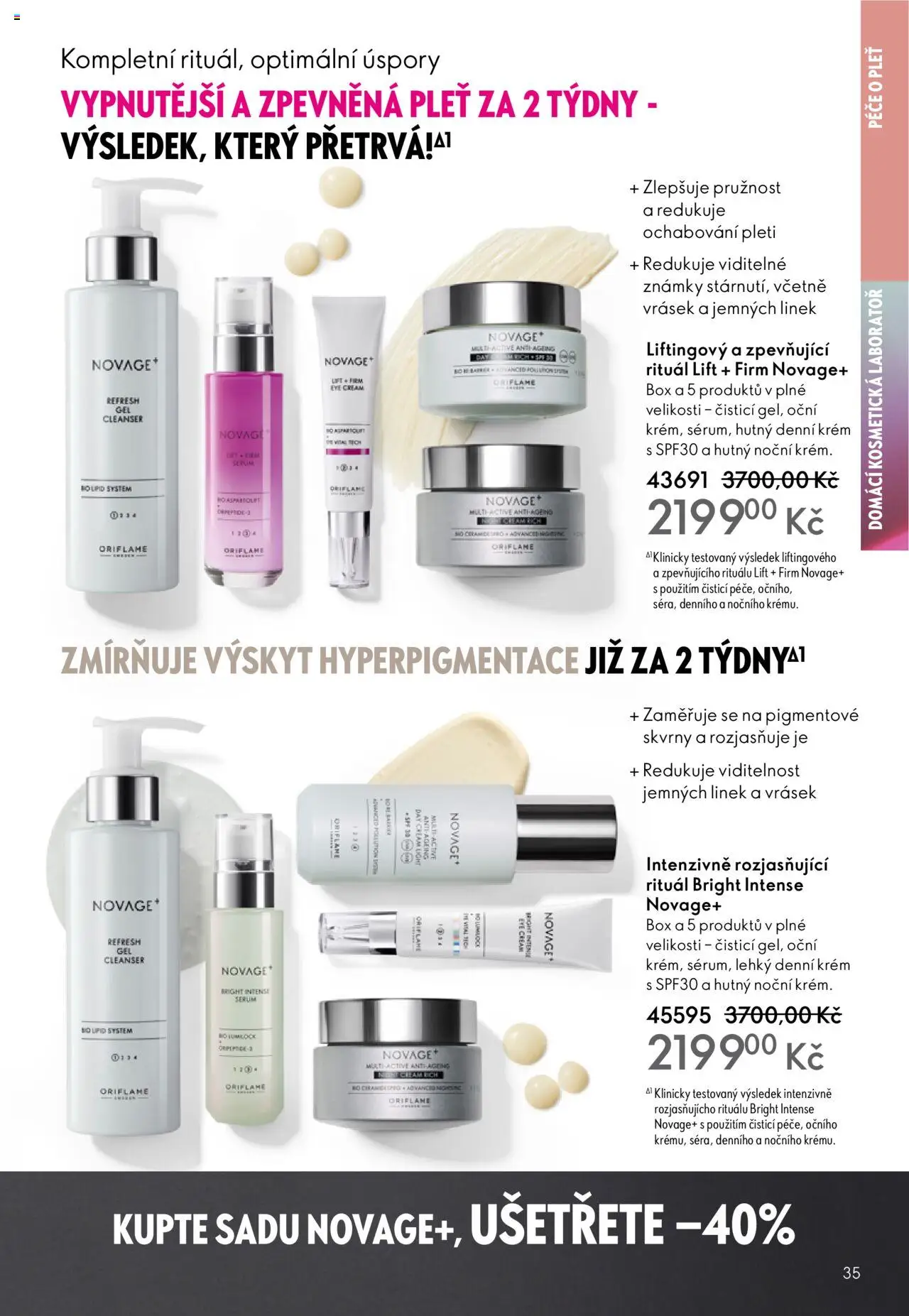 Oriflame katalog č.13/2025 od 07.09.2025 | Strana: 35 | Produkty: Box, Známky, Sérum, Krém