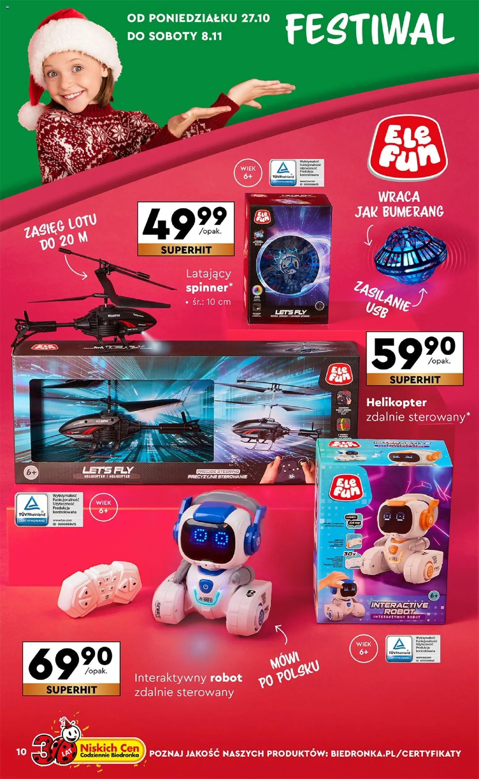 Biedronka Black Friday od 25.10.2025 | Strona: 10 | Produkty: Robot