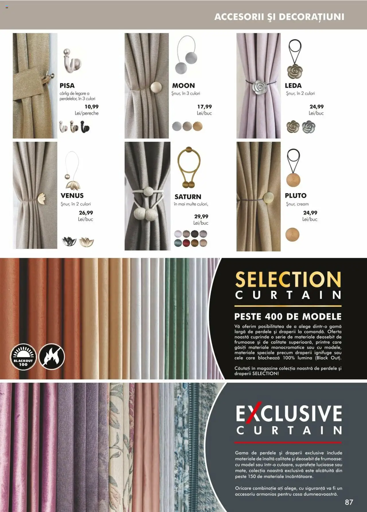 Noul catalog Diego – valabil de la 01.04.2024 | Pagină: 87 | Produse: Draperii, Pește