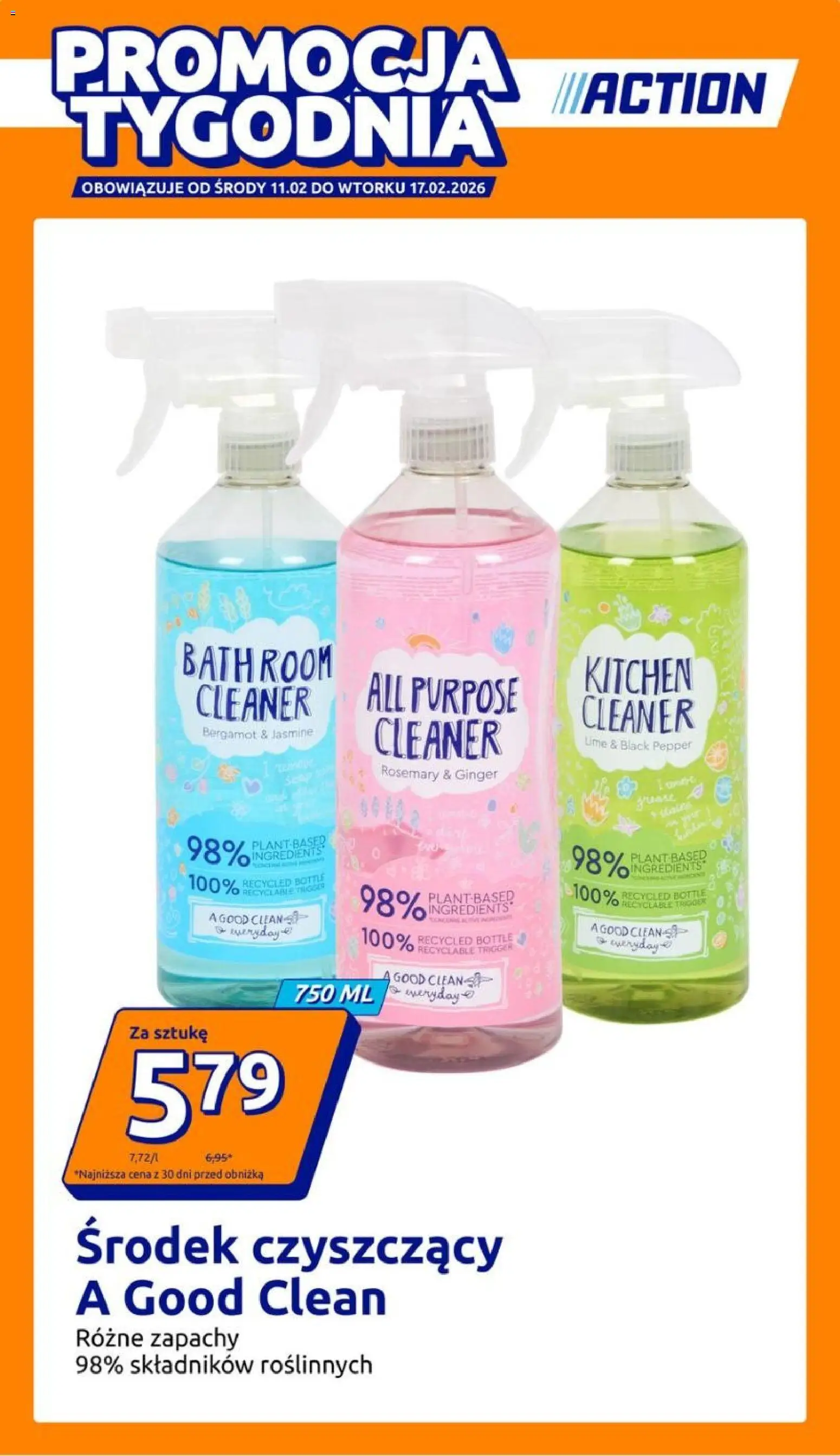 Action Gazetka od 11.02.2026 | Strona: 1 | Produkty: Cleaner