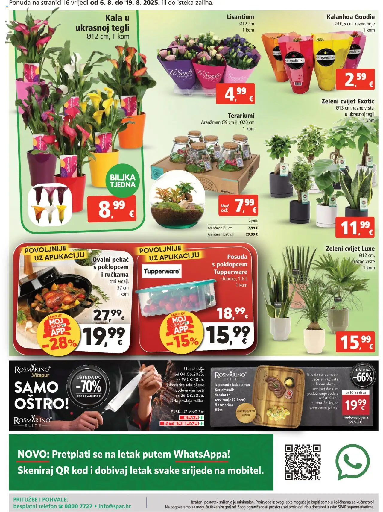 Spar katalog | vrijedi od 06.08.2025 | Stranica: 16 | Proizvodi: Telefon