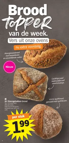 Albert Heijn folder week  / de la semaine 46 - Voorbeeld van een folder van Albert Heijn, geldig van 10.11.2025 | Pagina: 8 | Producten: Oven, Brood