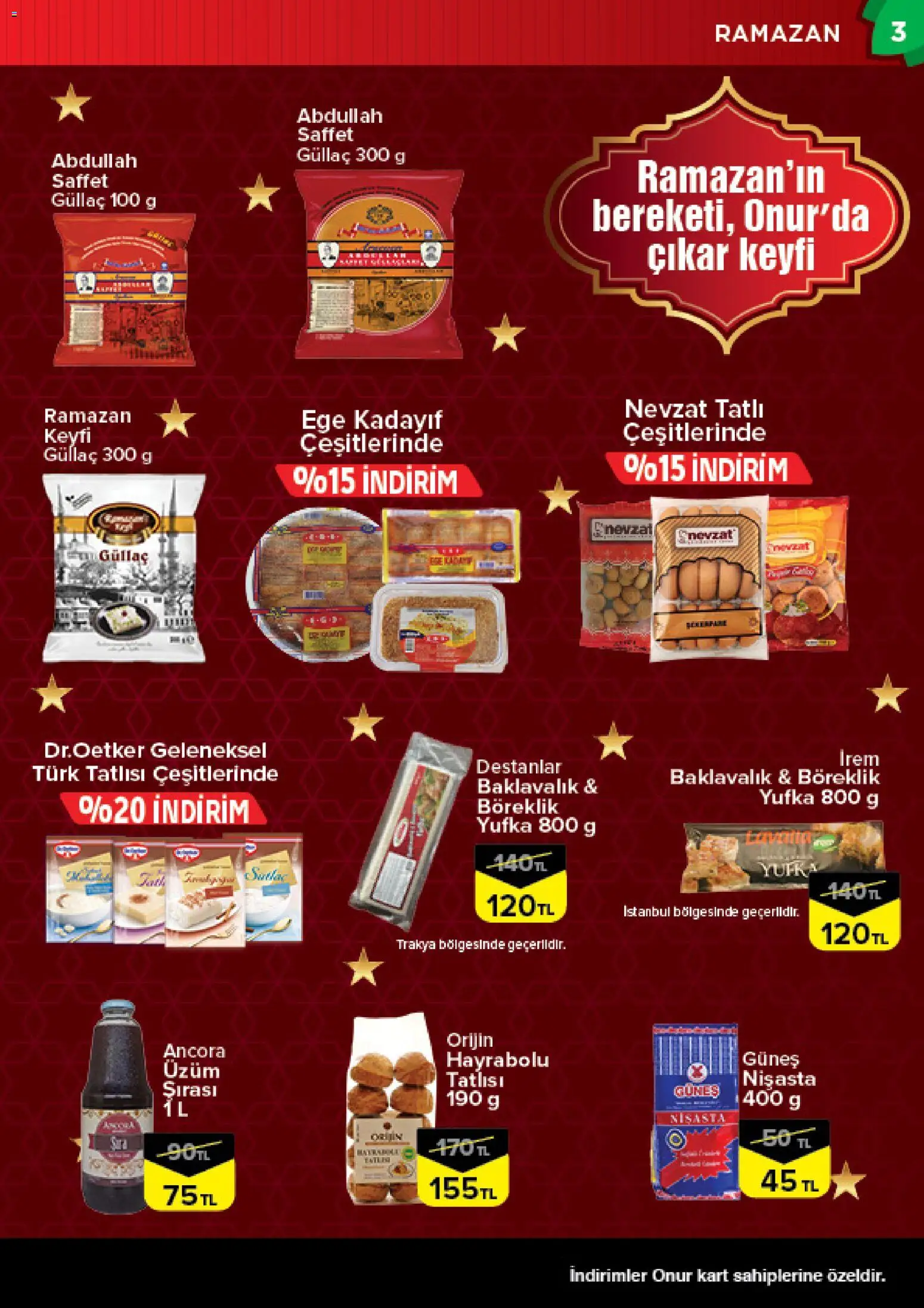 Onur Market Katalog - 10.02.2026 tarihinden itibaren geçerlidir | Sayfa: 3