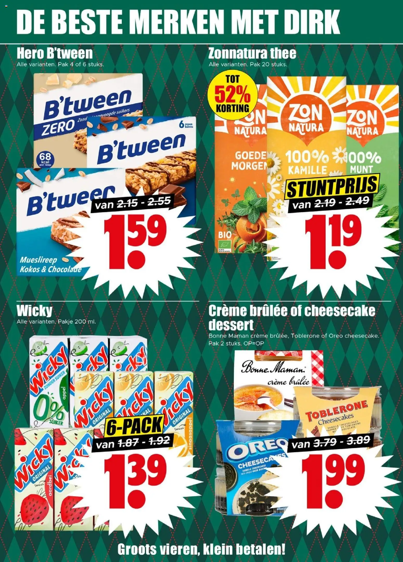 {H1} | Pagina: 6 | Producten: Thee, Oreo, Crème, Aardbei