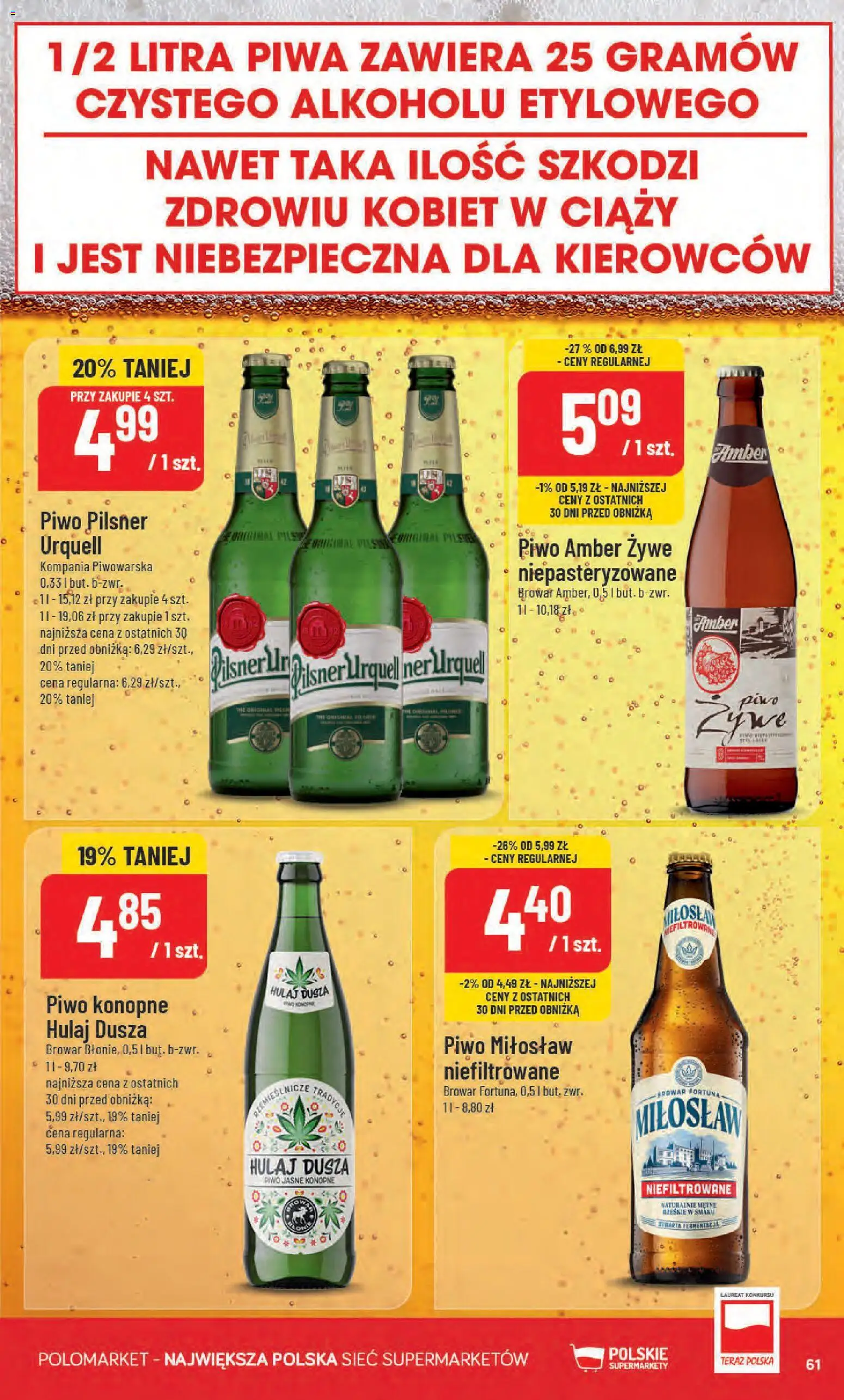 POLOmarket Black Friday od 26.11.2025 | Strona: 61 | Produkty: Piwo konopne, Piwo