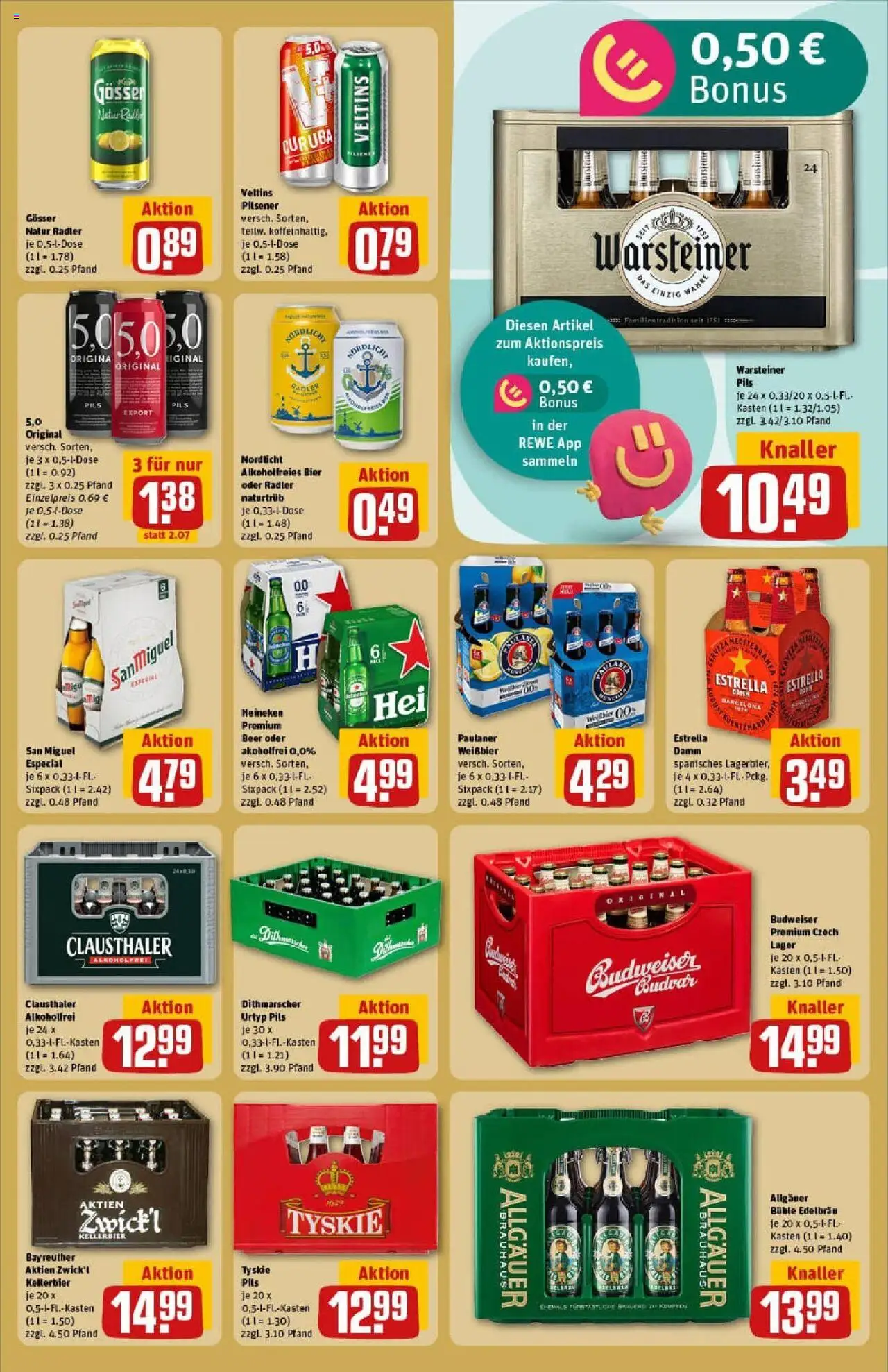 Rewe prospekt Geesthacht	 – gültig ab 01.09.2025 | Seite: 23 | Produkte: Pils, Radler, Warsteiner, Veltins