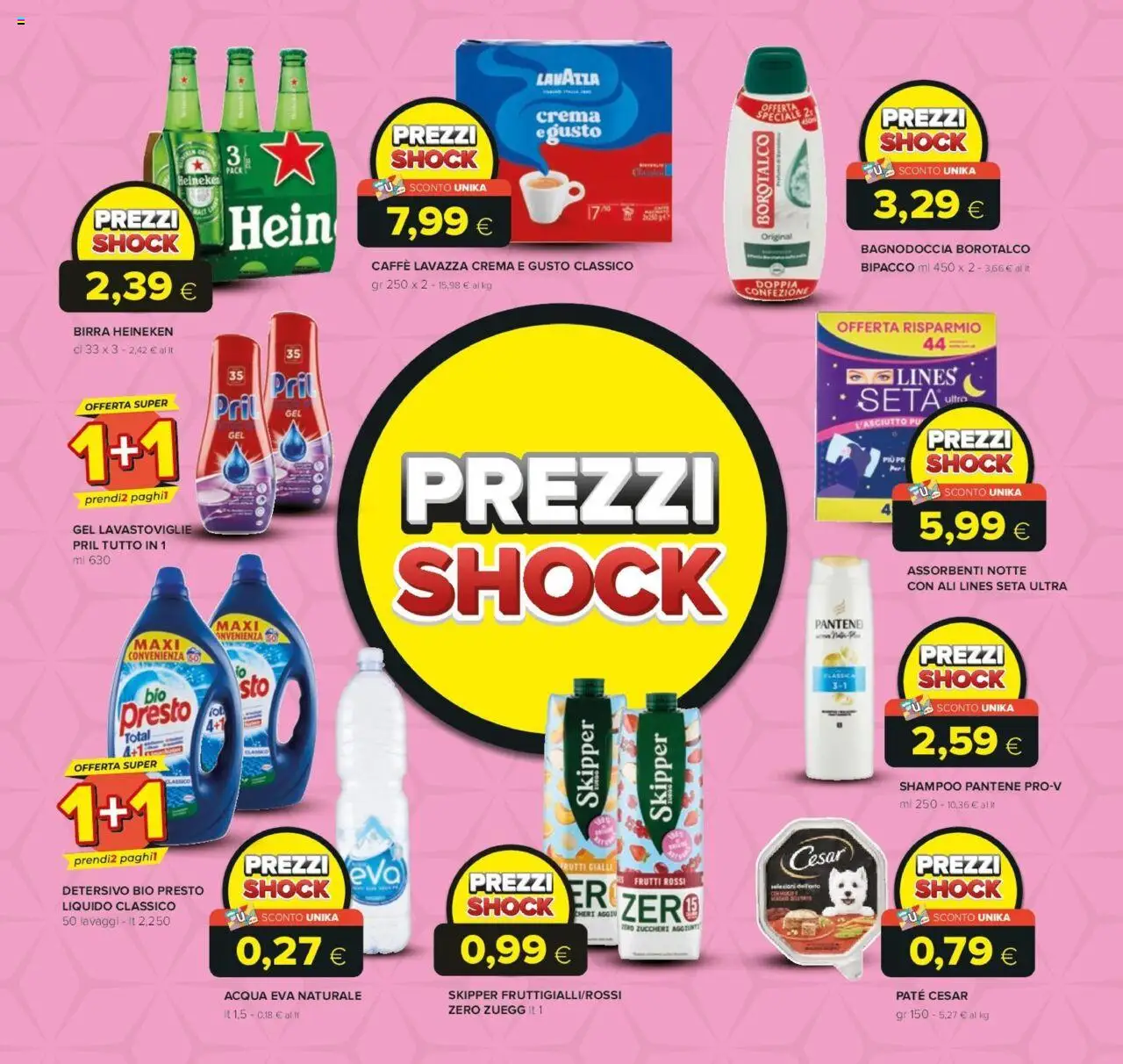 Volantino Oasi del 24.07.2025 | Pagina: 3 | Prodotti: Caffè, Acqua, Lavastoviglie, Lavazza
