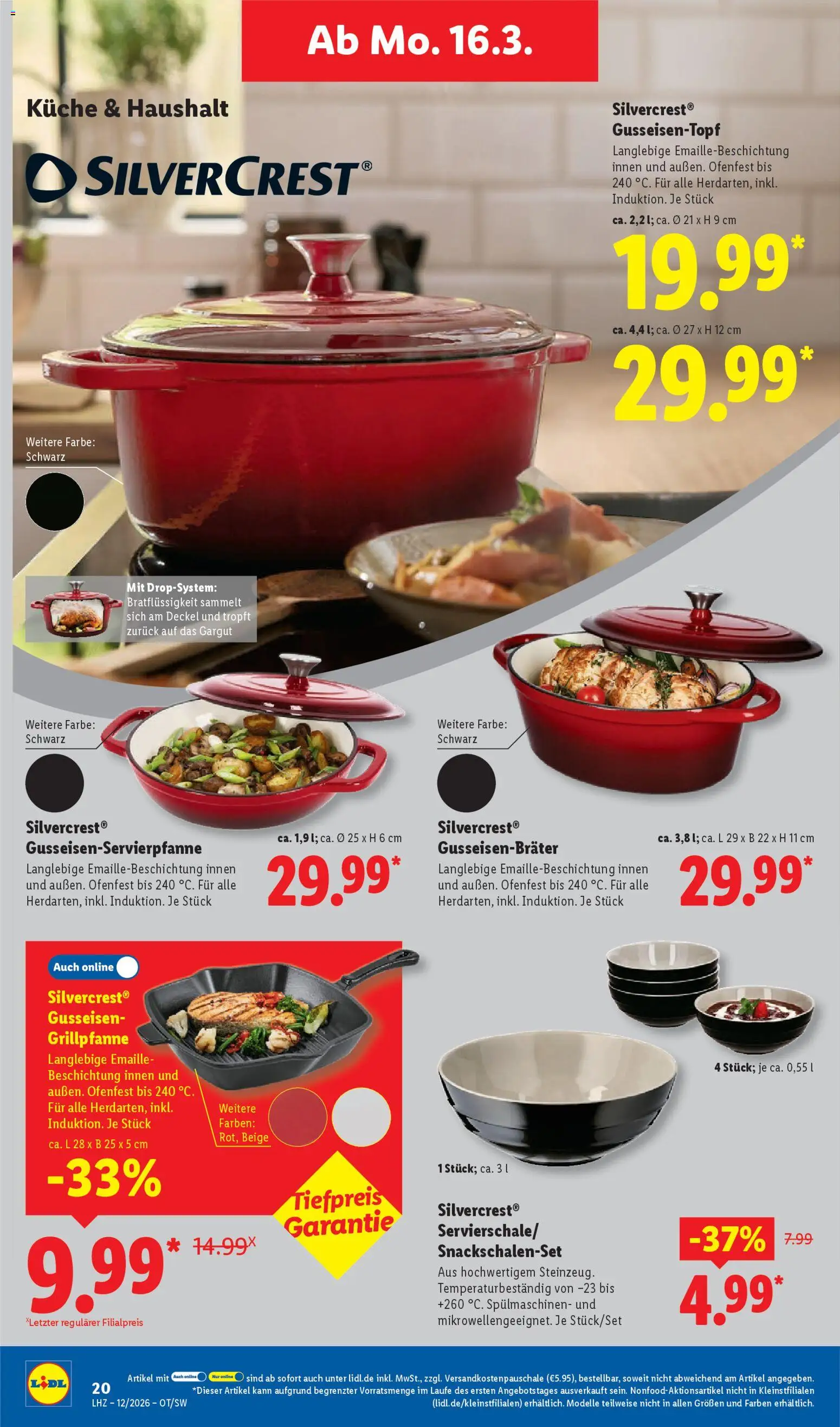 Lidl Prospekt Nagold – gültig ab 16.03.2026 | Seite: 36 | Produkte: Küche