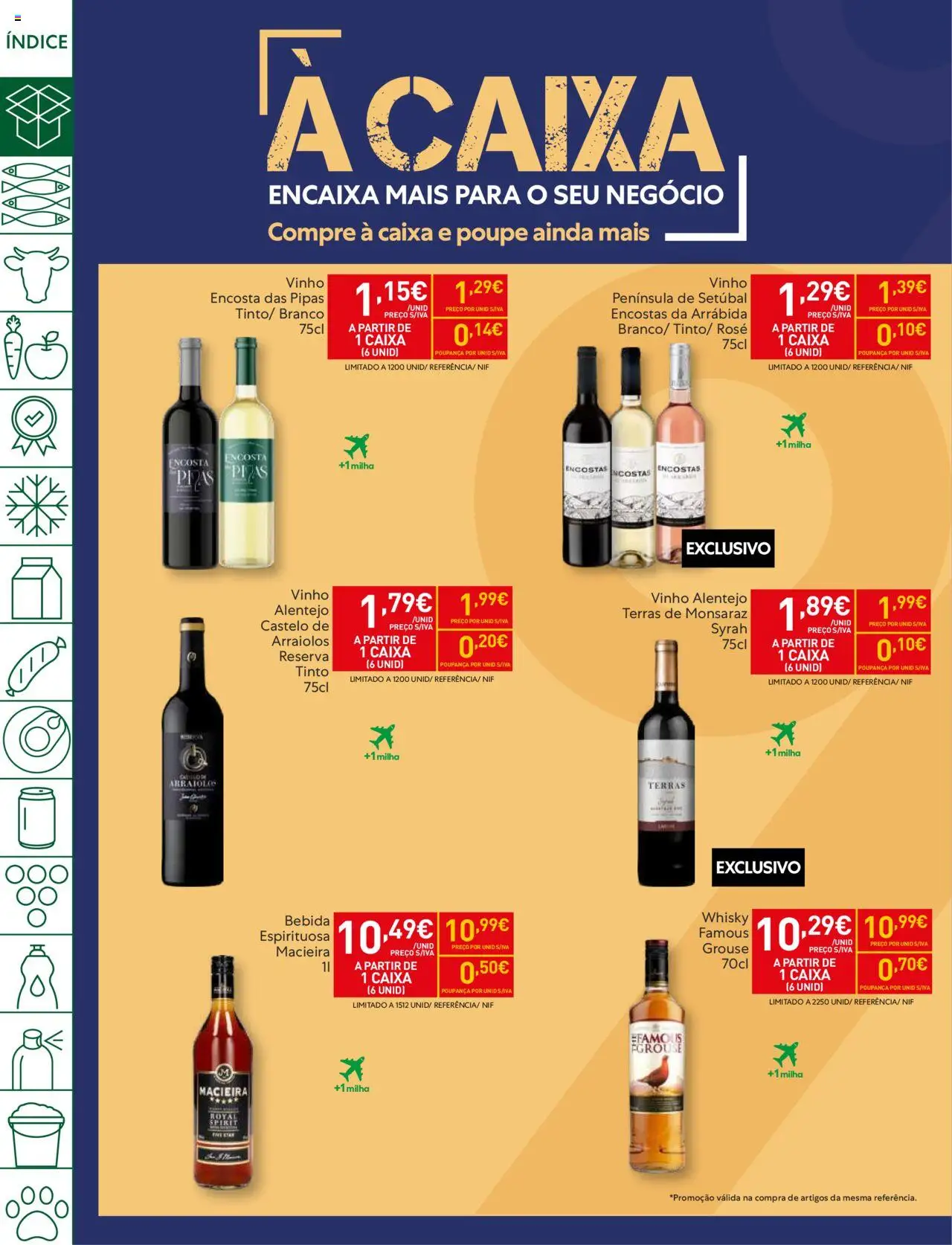Recheio folheto │ válido de 07.10.2025 | Página: 4 | Produtos: Whisky, Caixa, Vinho, Bebida