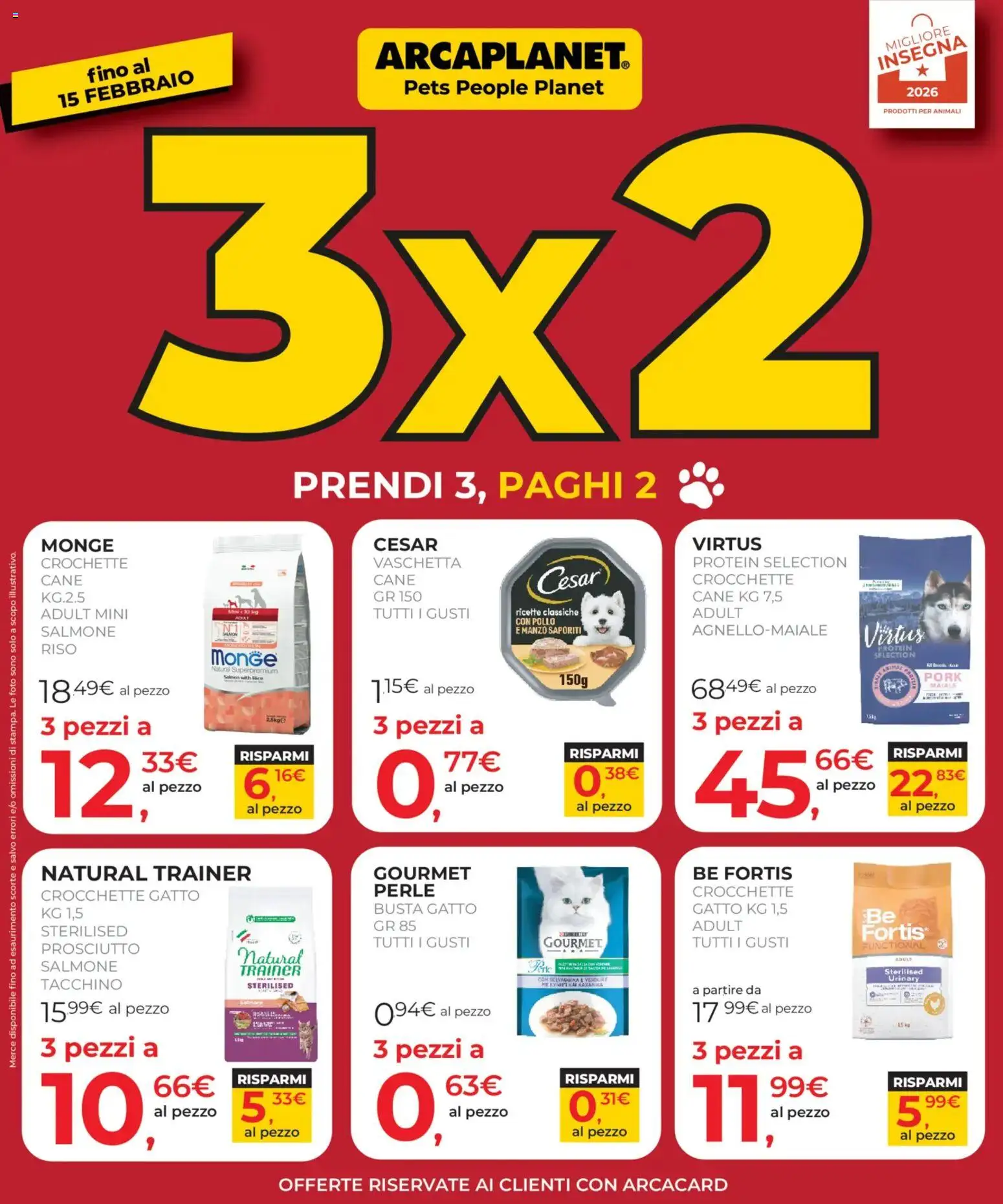 Volantino Arcaplanet del 02.02.2026 | Pagina: 1